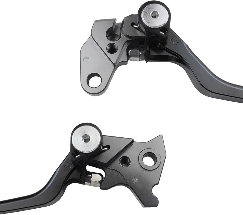 Adsspro Motorcycle Billet Foldable Brake Clutch Lever Handle CNC Aluminum Pivot for TTR 125 TTR125 L/LE 00-23 TW200 91-23 XT250 08-23 Banshee 350 02-08 Raptor 350 05-13 WR250R 07-20 WR250X 07-17 - Image 4
